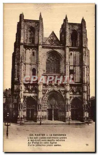 Cartes postales Nantes La Cathedrale