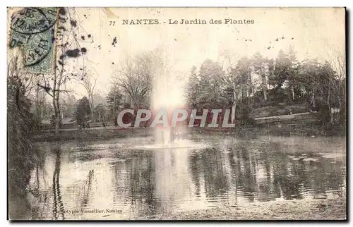 Cartes postales Nantes Le Jardin des Plantes