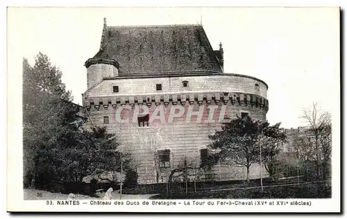 Cartes postales Nantes La Chateau des Ducs de Bretagne La Tour