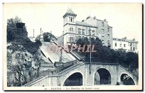 Cartes postales Nantes Les Marches de Sainte Anne