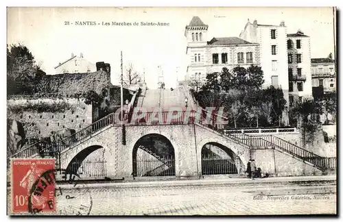 Cartes postales Nantes Les Marches de Saint Anne