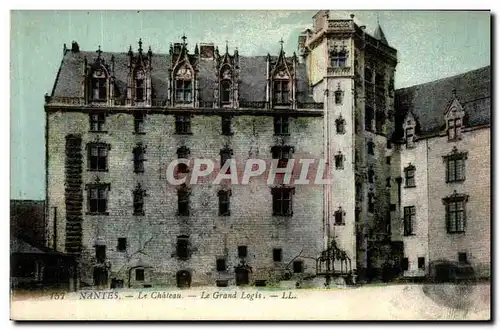 Ansichtskarte AK Nantes Le Chateau Le Grand Logis