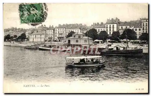 Cartes postales Nantes Le port