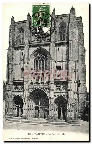 Cartes postales Nantes La Cathedrale