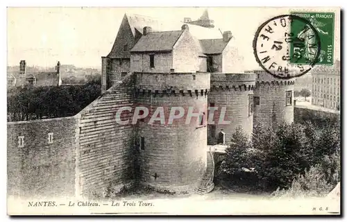 Cartes postales Nantes Le Chateau Les Trois Tours