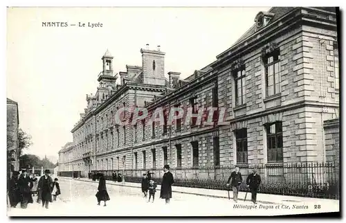 Cartes postales Nantes Le lycee