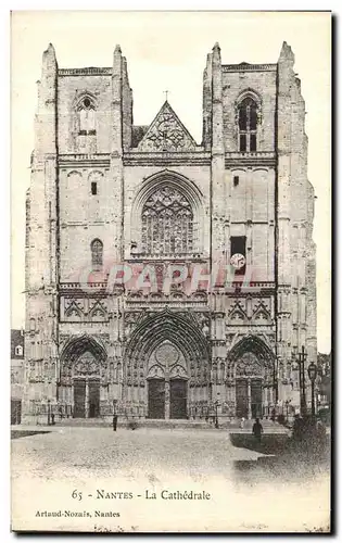 Cartes postales Nantes la Cathedrale