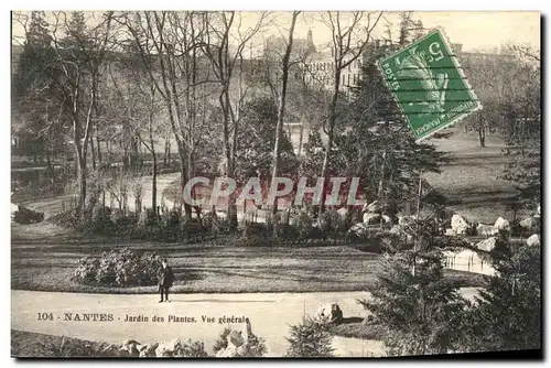 Cartes postales Nantes Jardin des Plantes Vue Generale