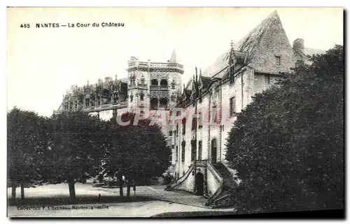 Cartes postales Nantes La Cour du Chateau