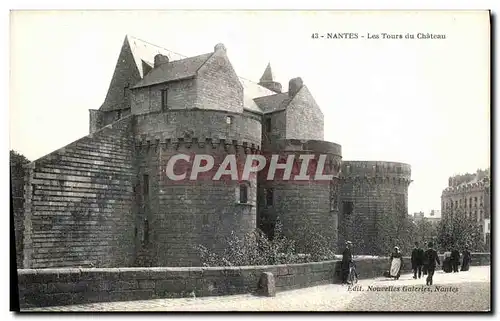 Cartes postales Nantes Les Tours du Chateau