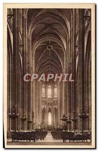 Ansichtskarte AK Nantes Interieur de la Cathedrale La Grande Nef