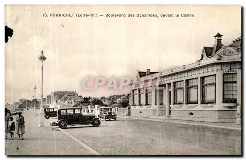 Cartes postales Pornichet Boulevard des Oceanides devant le Casino