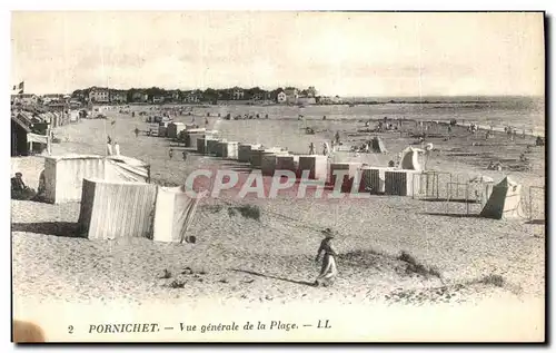 Cartes postales Pornichet Vue Generale de La Plage