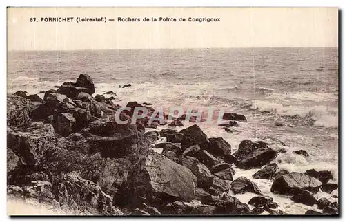 Cartes postales Pornichet Rochers De La Pointe de Congrigoux