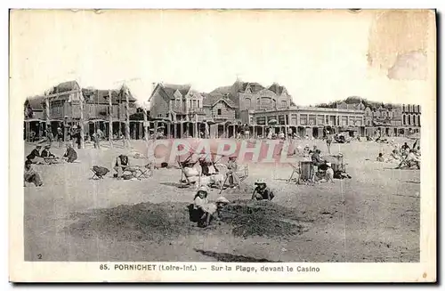 Ansichtskarte AK Pornichet Sur La Plage devant le Casino