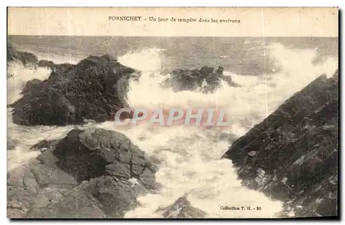 Cartes postales Pornichet Un Jour de Tempete dans Les Environs