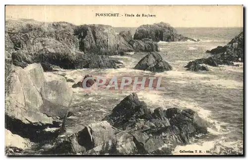 Cartes postales Pornichet Etude de Rochers