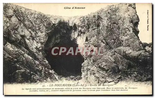 Cartes postales Le Pouliguen Grotte des Korrigans