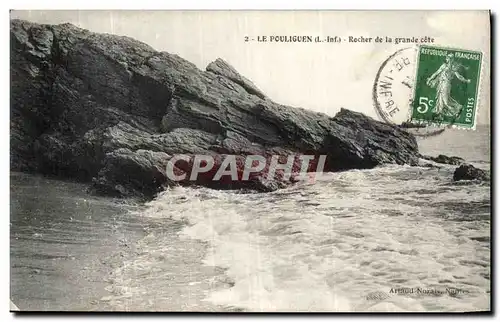 Cartes postales Le Pouliguen Rocher de La Grande Cote