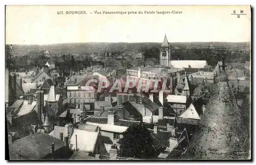 Ansichtskarte AK Bourges Vue panoramique Prise Du Palais Jacques Coeur