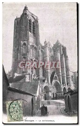 Cartes postales Bourges la Cathedrale