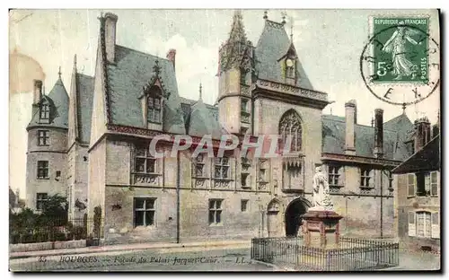 Cartes postales Bourges Facade du Palais Jacques Coeur