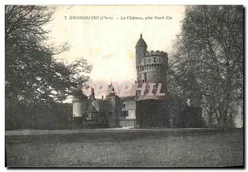 Ansichtskarte AK Grossouvre Le Chateau Cote Nord Est