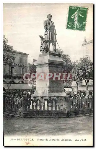 Ansichtskarte AK Perigueux Statue du Marechal Bugeaud