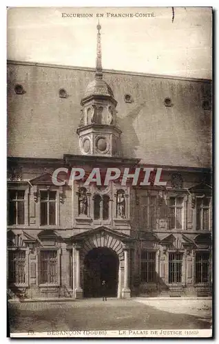 Cartes postales Besancon Le palais de justice