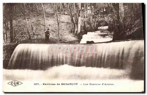 Cartes postales Environs de Besancon Les Sources d Arcier