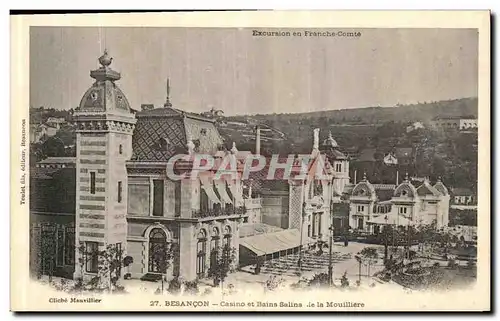 Cartes postales Besancon Casino et Bain Saline de la Mouilliere