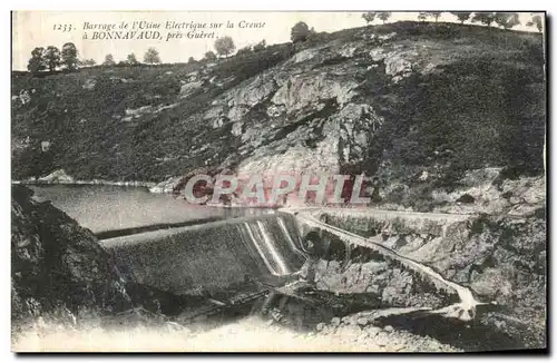 Ansichtskarte AK Barrage de l usine electrique sur la Creuse a Bonnavaud pres Gueret