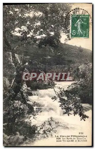 Cartes postales Les bords du Thaurion entre Valliere et Royere