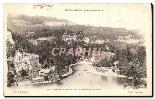 Cartes postales Bassins Du Doubs Le Doubs Avant La Chute