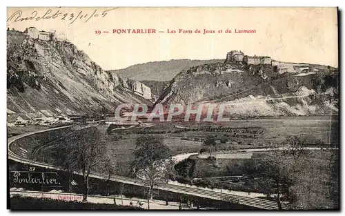 Cartes postales Pontarlier Les Forts de Joux et du Larmont