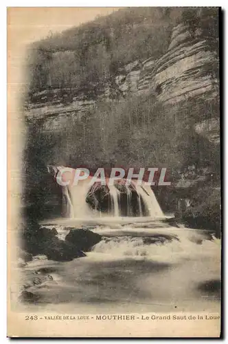 Ansichtskarte AK Mouthier Haute Vallee Le grand saut de la Loup