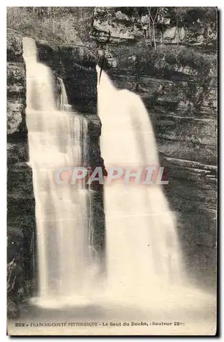 Cartes postales Franche Comte Pittoresque Le Saut du Doubs