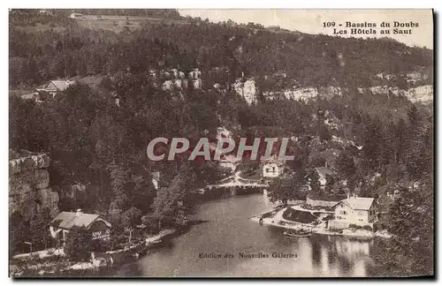 Ansichtskarte AK Bassins du Doubs Les Hotels au Saut Doubs