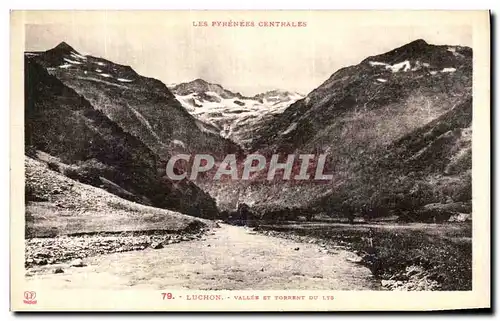 Cartes postales Luchon Vallee Et Torrent Du Lys