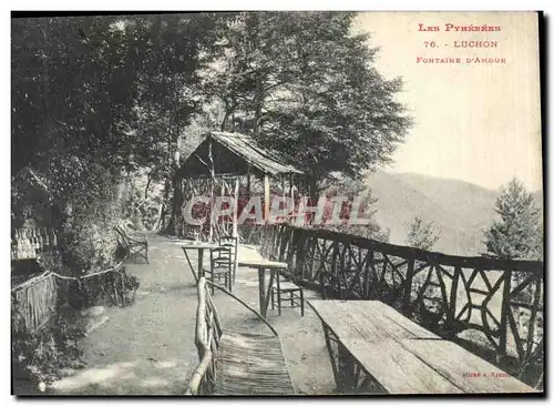 Cartes postales Luchon Fontaine D Amour