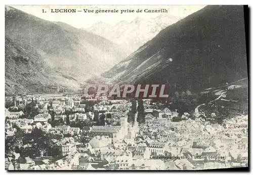 Cartes postales Luchon Vue Generale Prise De Cazarilh