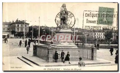 Ansichtskarte AK Toulouse Statue de Riquet Enfants