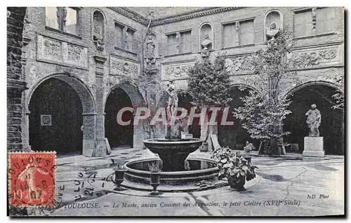 Ansichtskarte AK Toulouse Le Musee ancien couvent des Augustins le petit cloitre