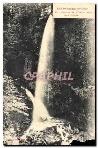 Cartes postales Cascade De Montauban Pres Luchon