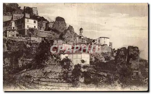 Cartes postales Roquebrune Vue generale