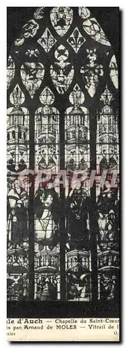 Cartes postales Cathedrale D Auch Chapelle Du saint Coeur de Marie Vitraux