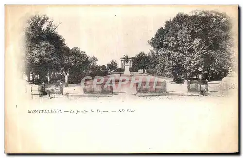 Ansichtskarte AK Montpellier Le Jardin du Peyrou