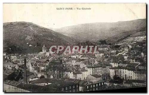 Cartes postales Saint Pons Vue Generale