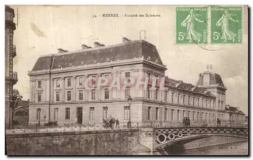 Cartes postales Rennes Faculte des Sciences universite