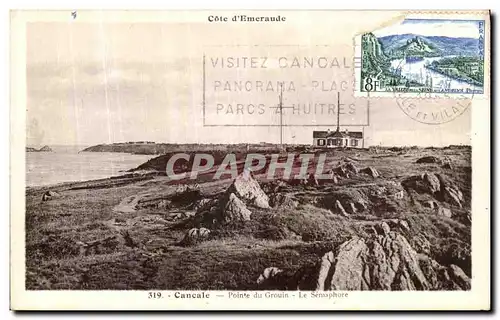 Ansichtskarte AK Cancale Pointe du Grouin Le Semaphore